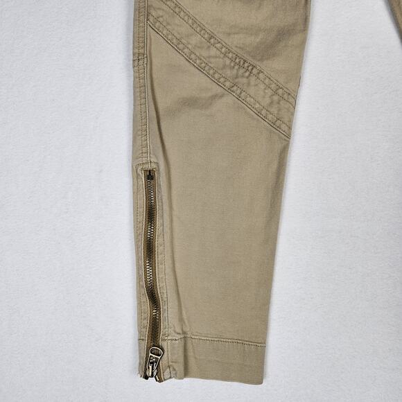 Polo Ralph Lauren Womens Cargo Pant Safari Utility Khaki Outdoor Pockets Tan 10 - Picture 6 of 16